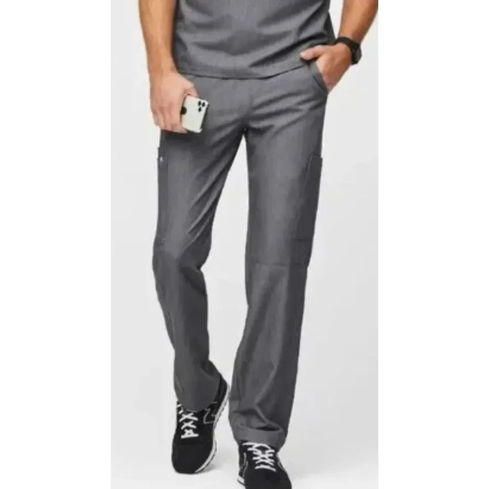 Figs Mens Scrub Pants Size XXL Axim‎ Cargo Technical Collection Graphite Gray